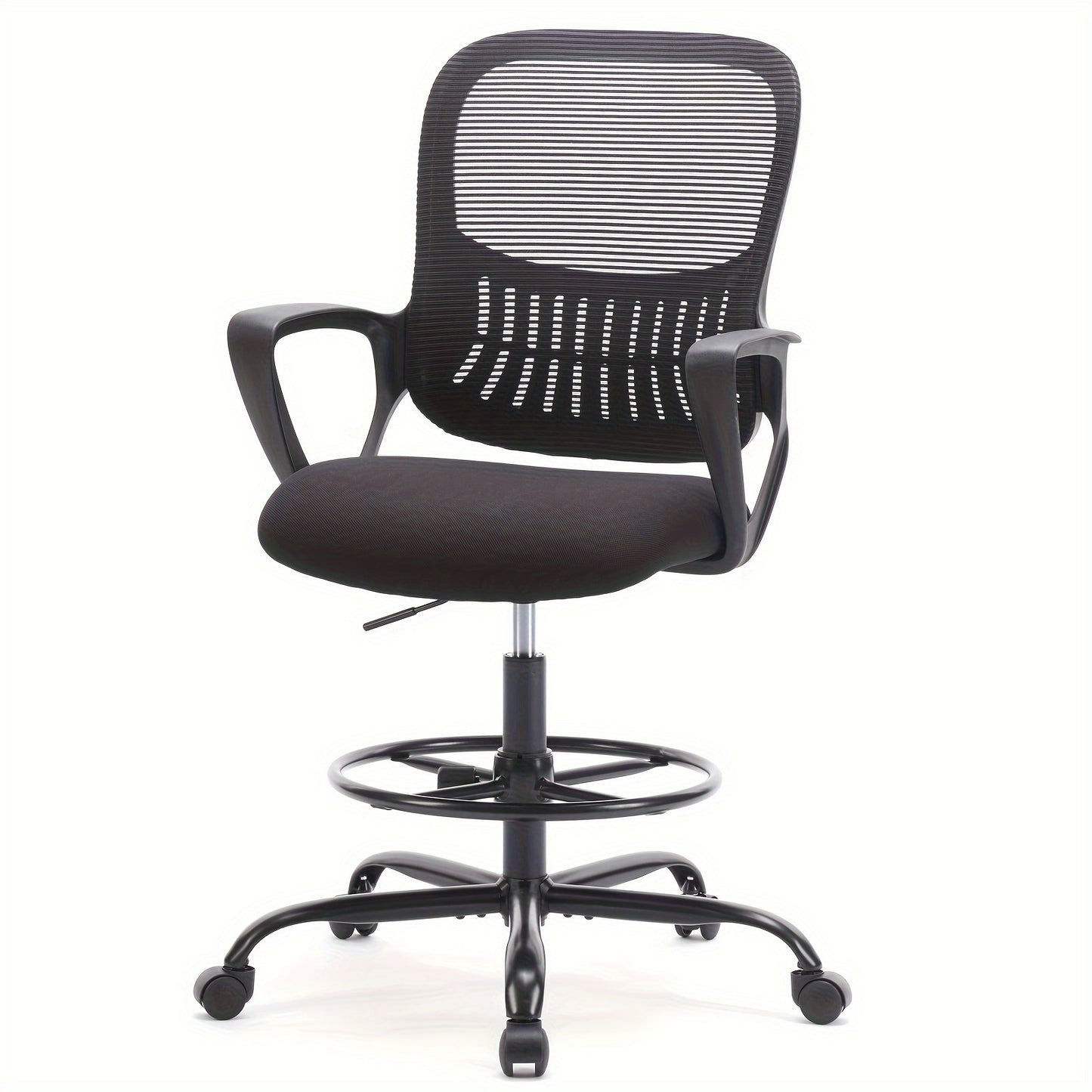 Ergonomic Drafter Chair with Counter Height Stool