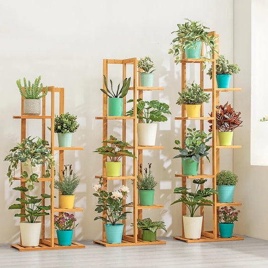 Indoor Outdoor Planter Display Shelving Unit for Patio