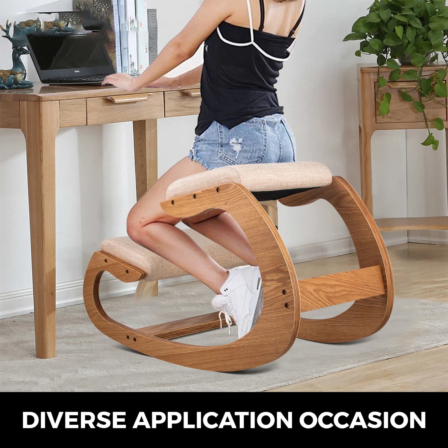 Wooden Kneeling Chair Stool