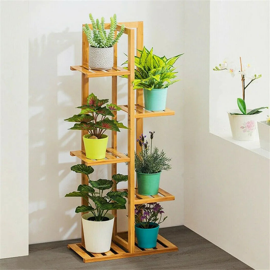 Indoor Outdoor Planter Display Shelving Unit for Patio