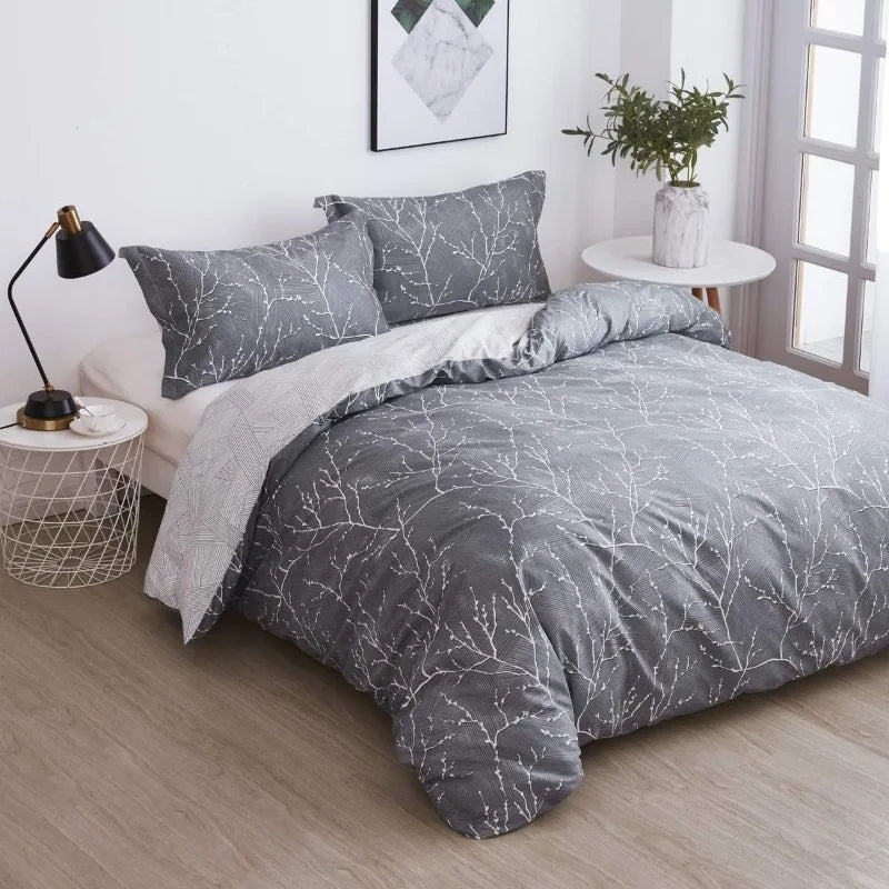 Comforter Cover Set with Floral Pattern100% Cotton