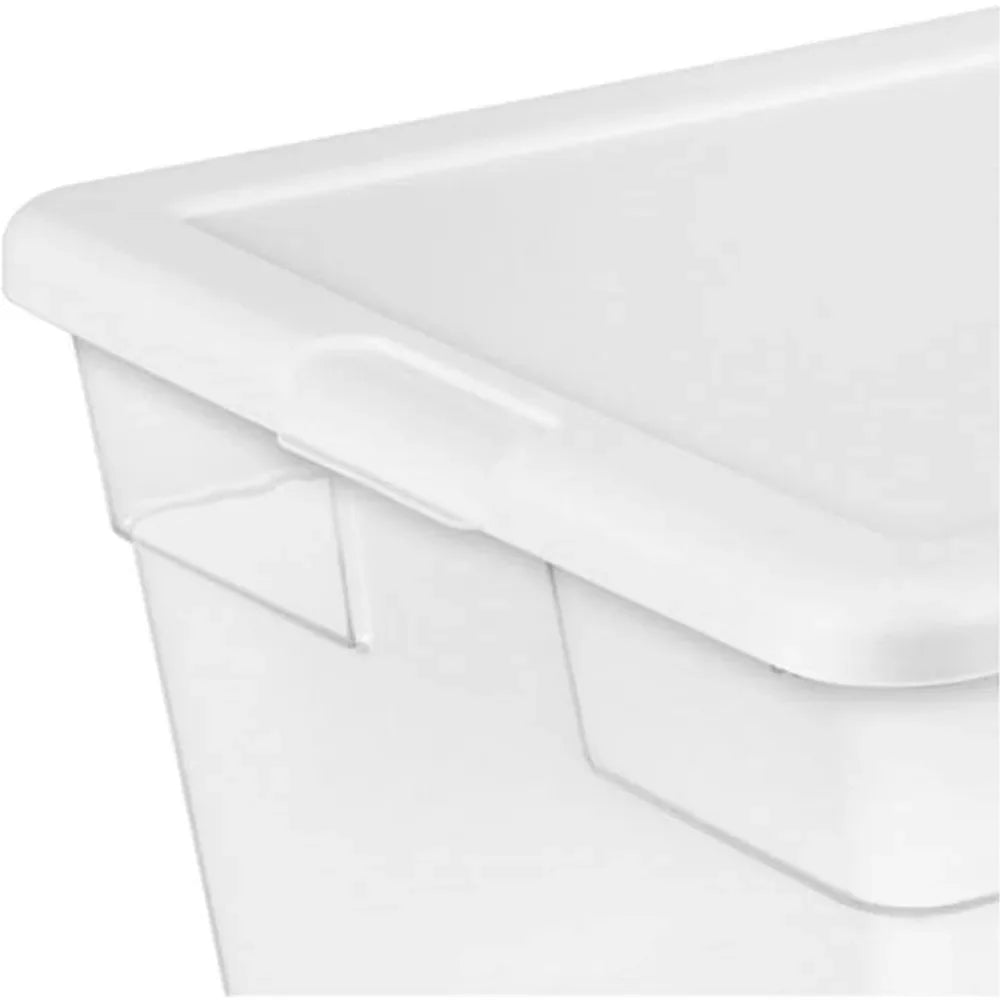 56-quart Heavy Duty Plastic Stackable Storage Container