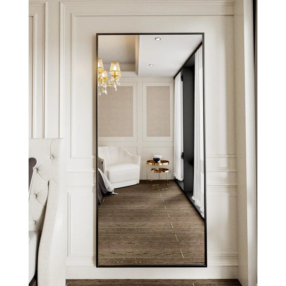 Full Body Mirror 71"x30" Rectangle, Hanging or Leaning