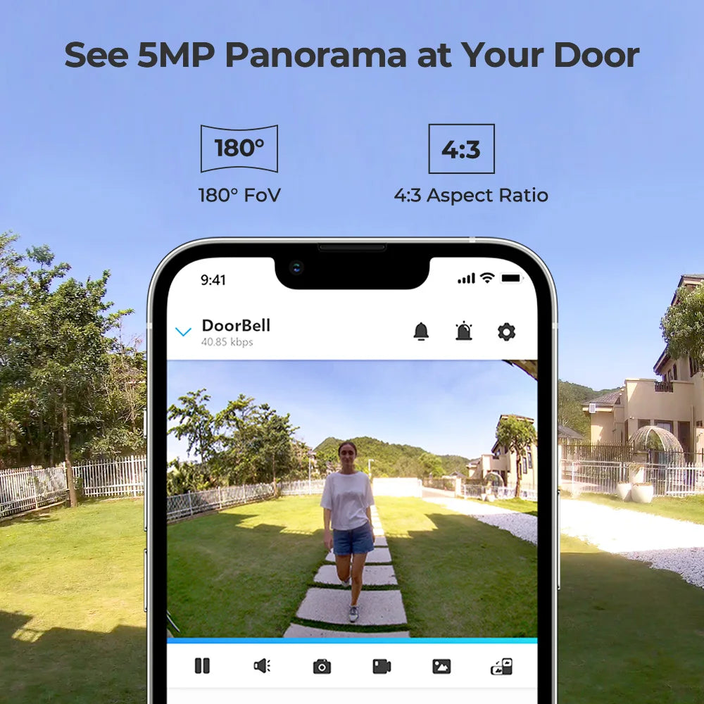 2K+ Video Doorbell with Chime