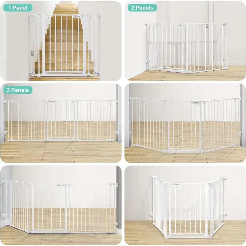 80" Extra Wide Baby Gate, Dog Gate