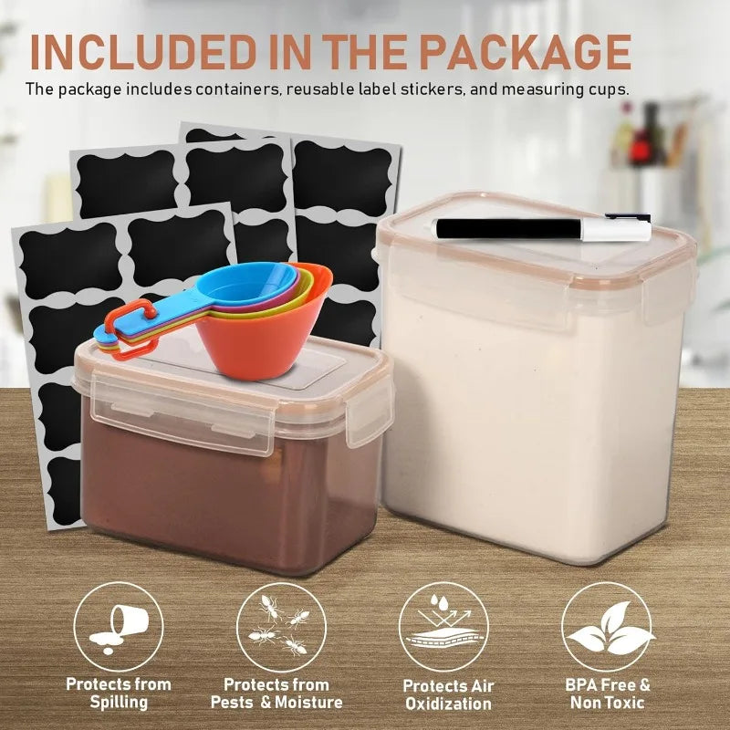 40 PCS Airtight Food Storage Containers with Lids