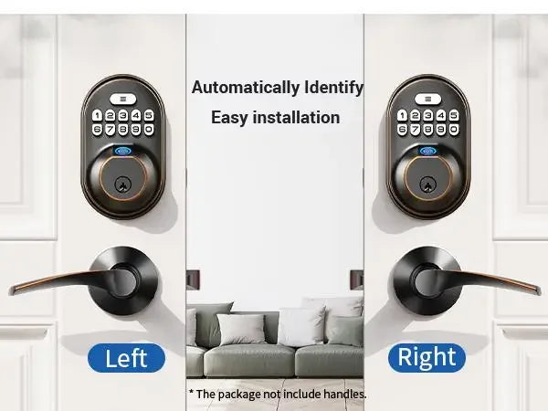 Smart Fingerprint Door Lock, Veise RZ02A Keyless Entry