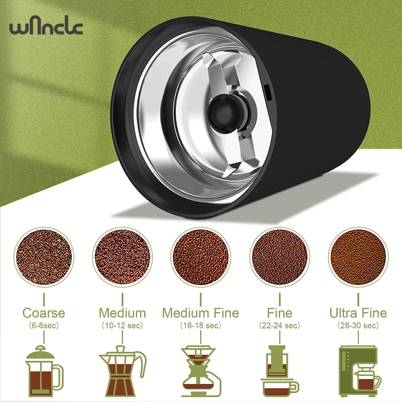 Multifunctional 200w High-Power Coffee Grinder