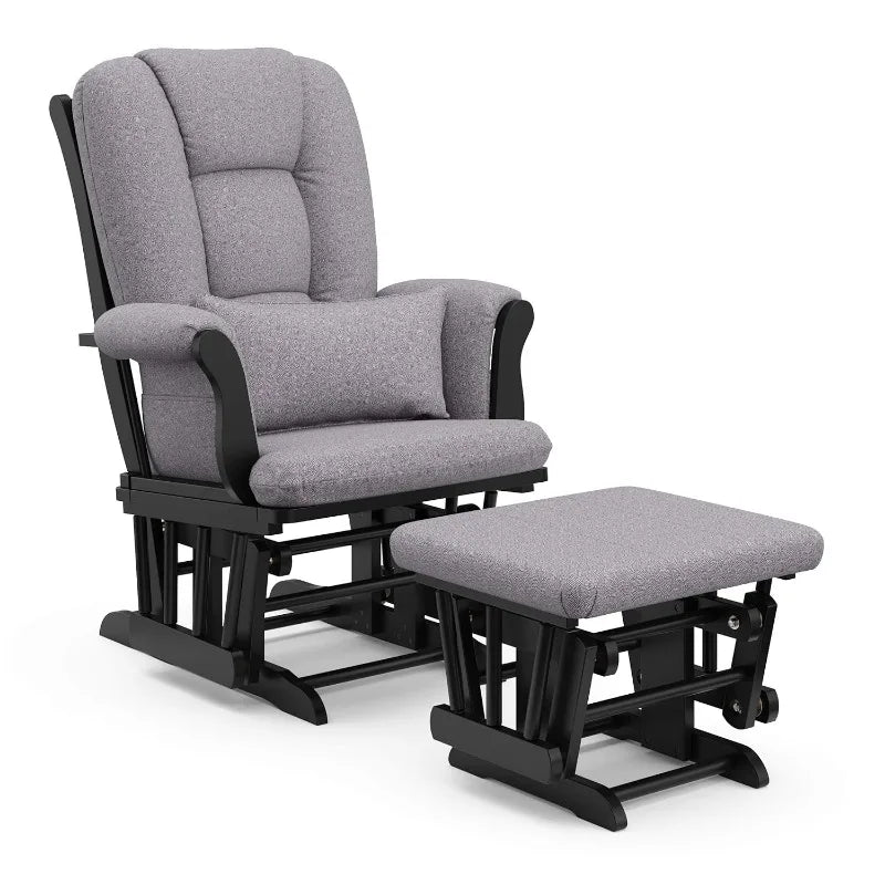 Glider and Ottoman with Free Lumbar Pillow