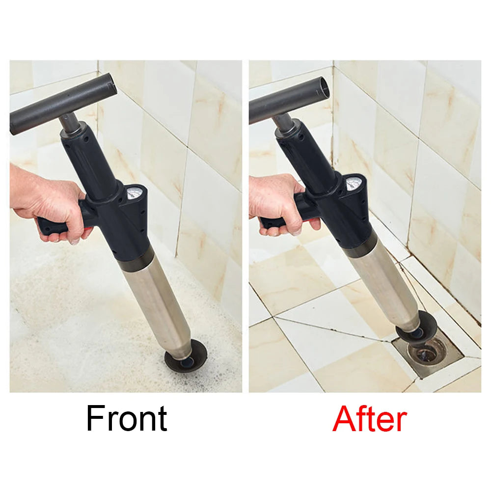 Air Drain Blaster Toilet Plunger High Pressure