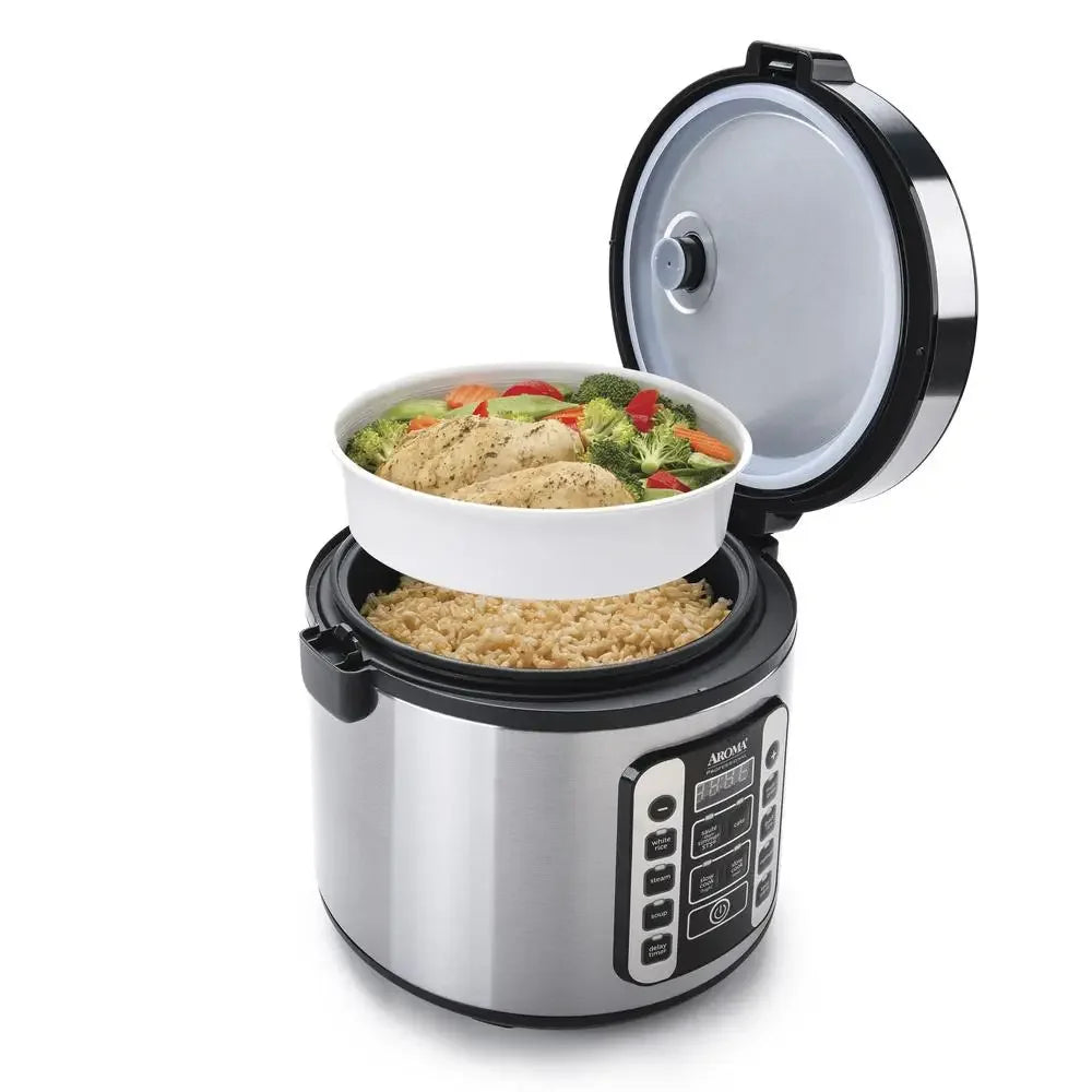 20-Cup Digital Cool-Touch Rice Cooker Steamer One-Pot Meals