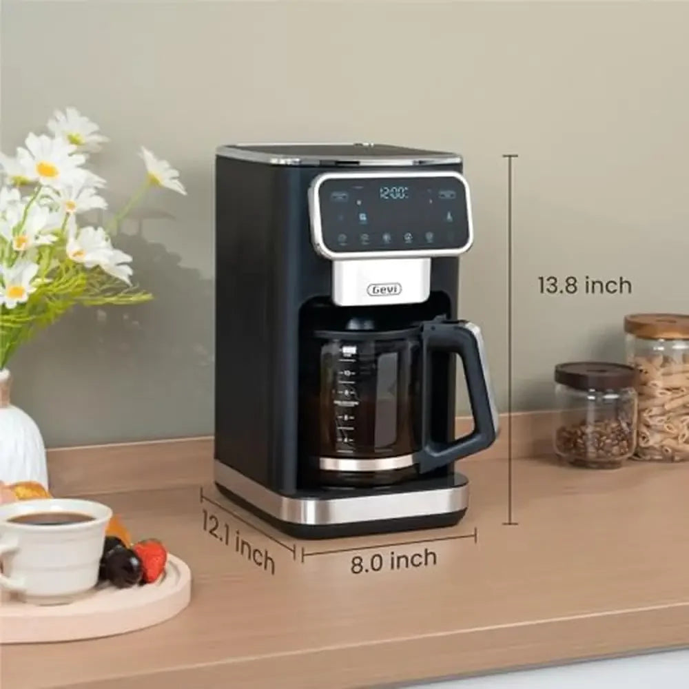 Programmable 12 Cup Drip Coffee Maker Touch Screen