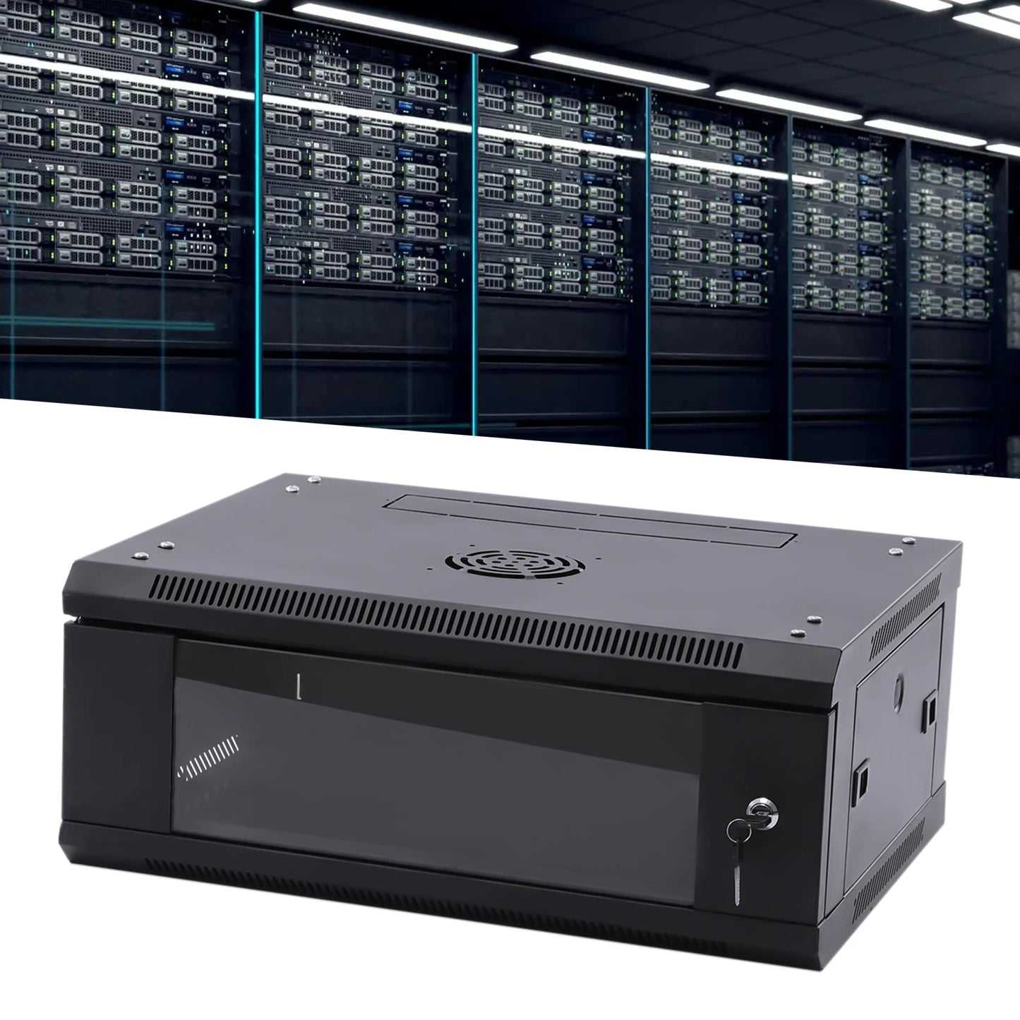 Modern 4U Wall Mount Network Server Cabinet