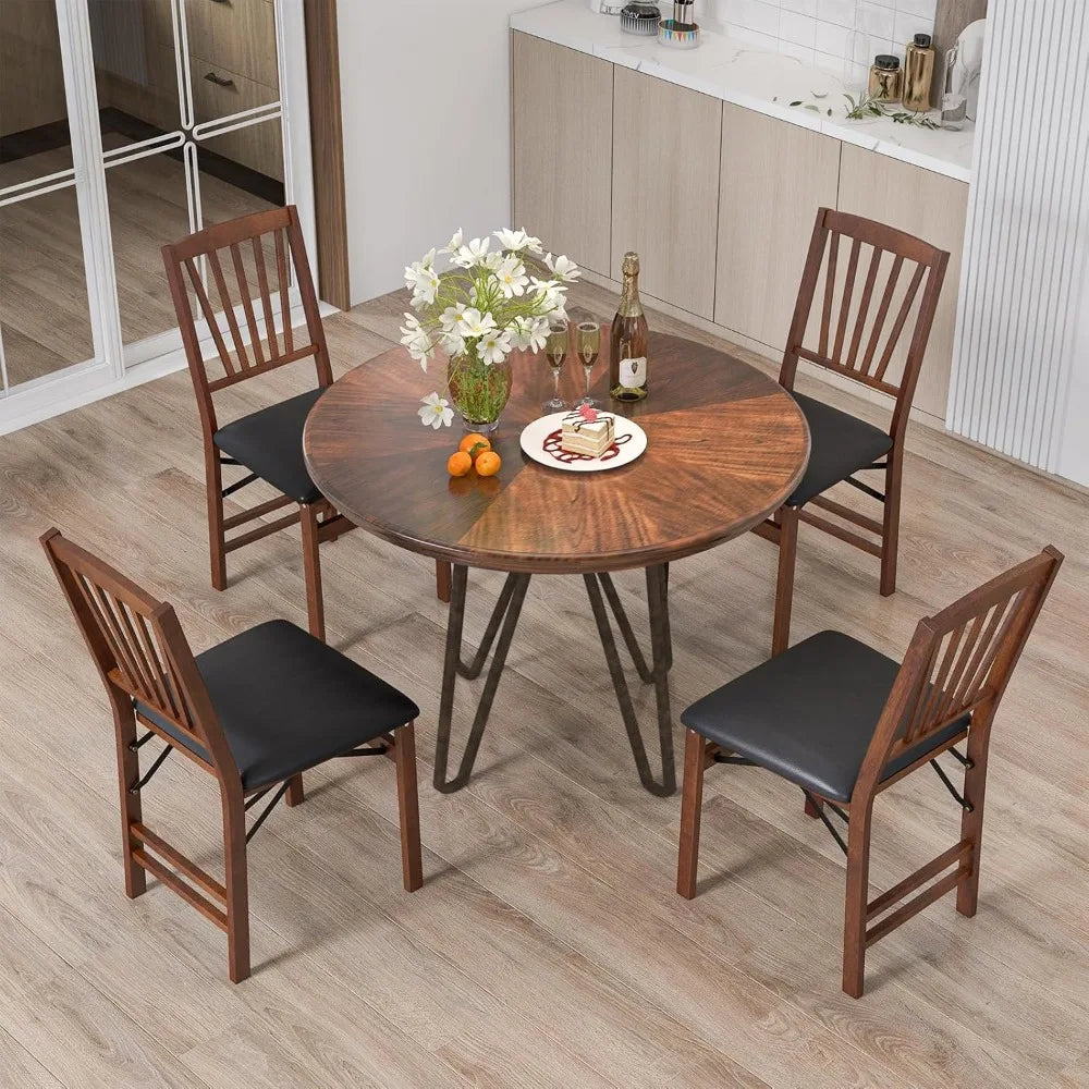 Folding Dining Chairs Set of 2