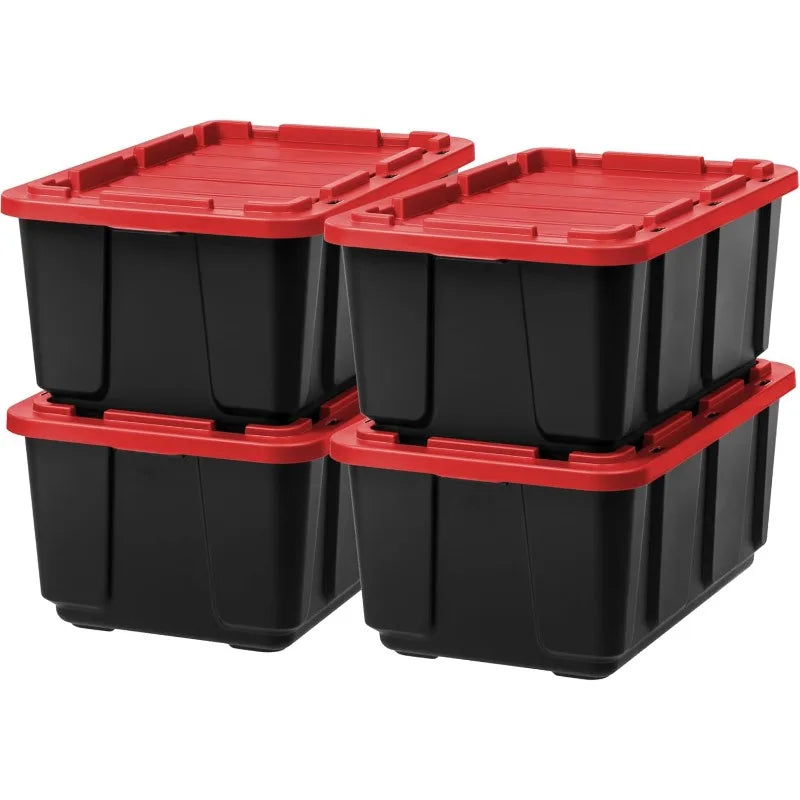 USA 27 Gallon Large Heavy Duty Storage Bins