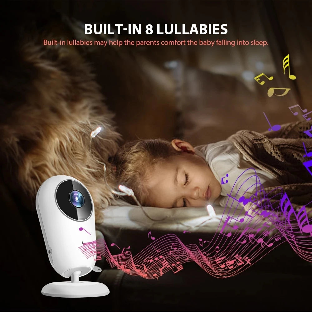 4.3-inch Portable Baby Nanny Surveillance Security Camera