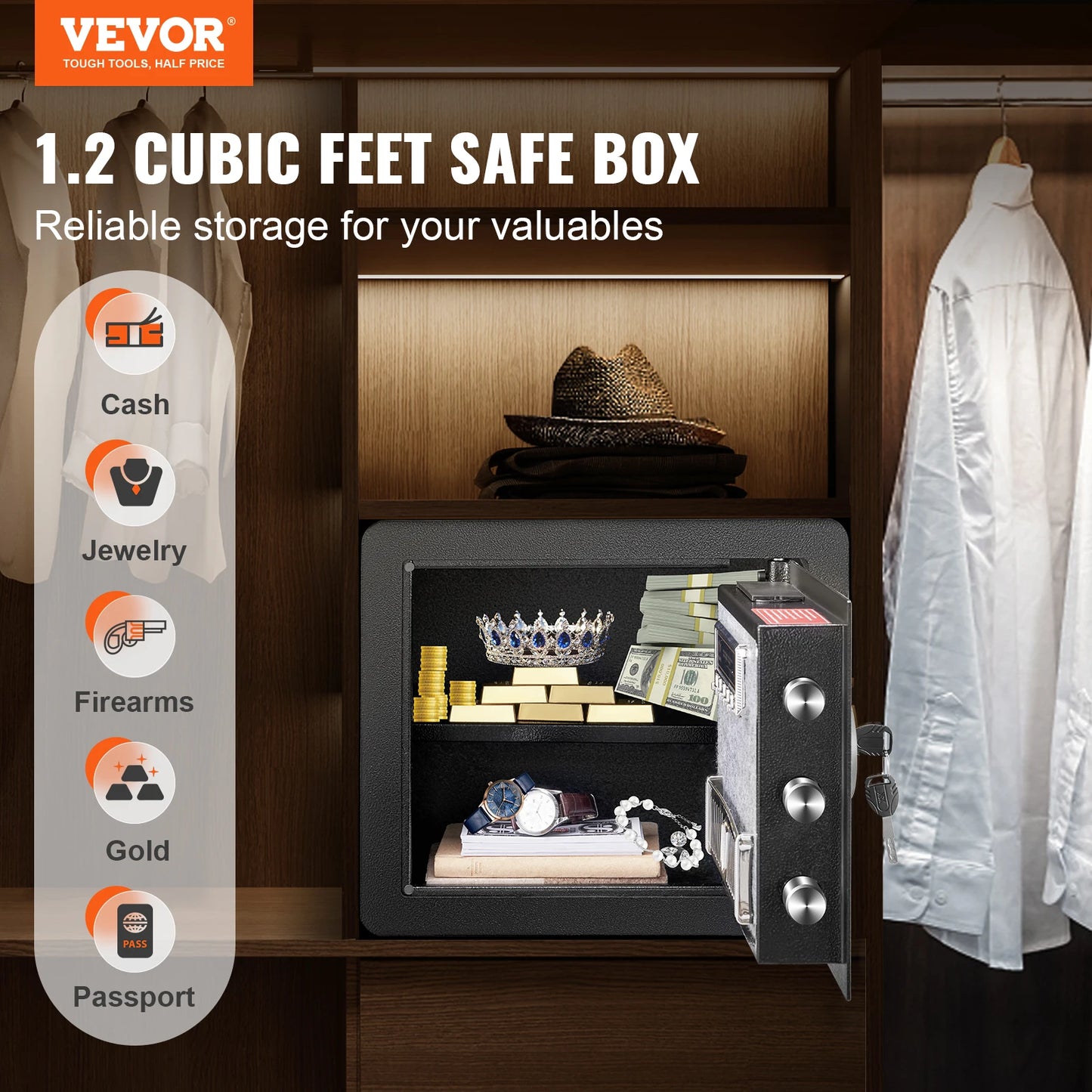 Electronic Safe Deposit Safe Box