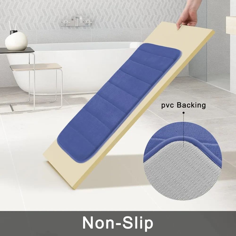 3-Pieces Memory Foam Bath Mat Sets