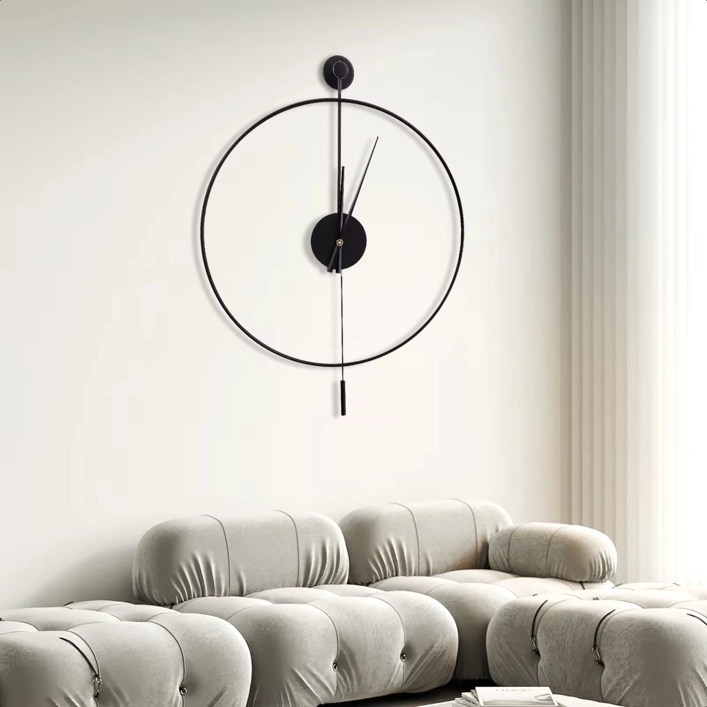 Silent, Non-Ticking Battery Operated Decorative Pendulum Clock