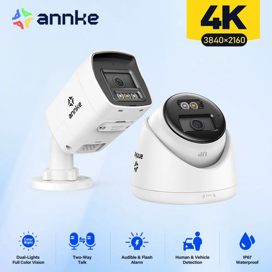 Two-way Audio Security 8mp 4k IP Camera