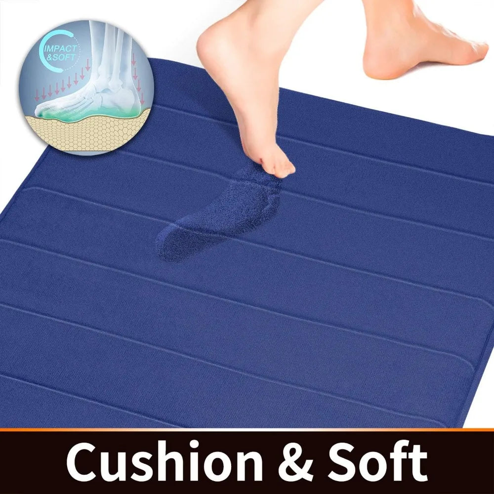 3-Pieces Memory Foam Bath Mat Sets