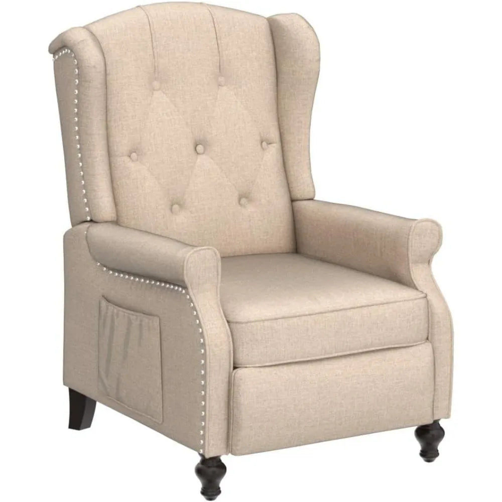 Wingback Recliner Chair with Massage and Heat