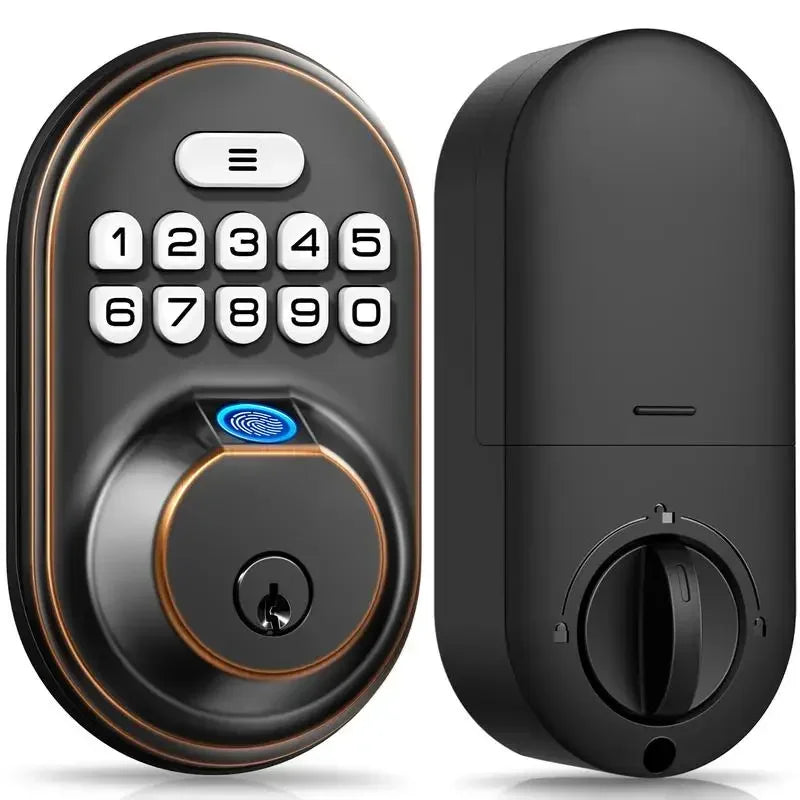 Smart Fingerprint Door Lock, Veise RZ02A Keyless Entry