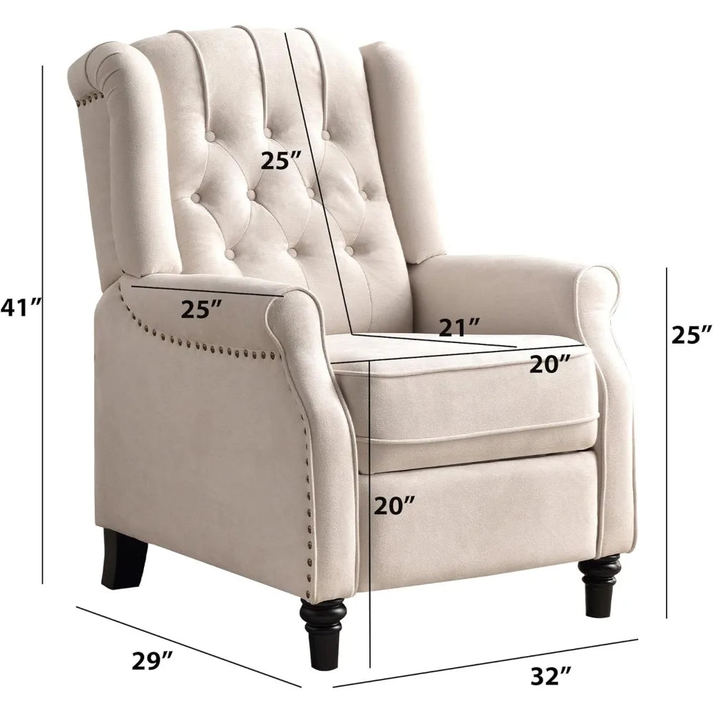 Modern Wingback Living Room Chair