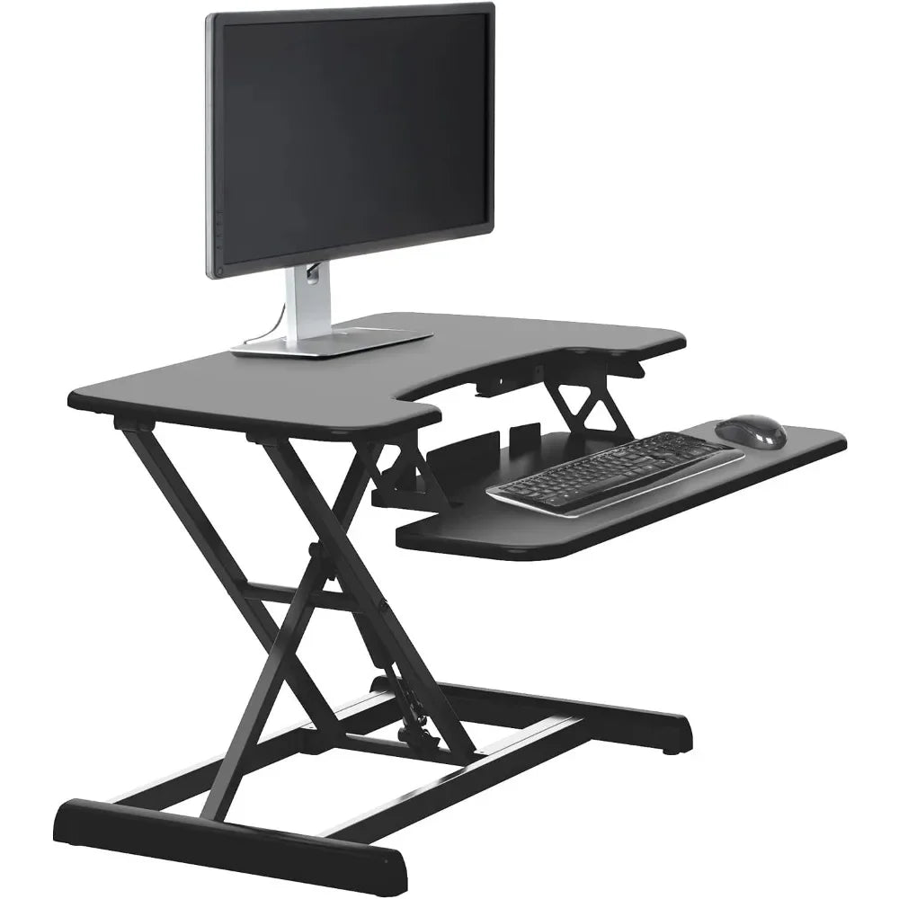 Sit Stand Desk Fully Assembled Monitor Riser