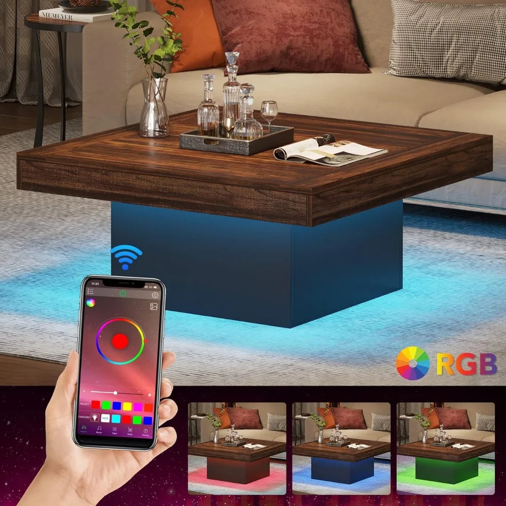 LED Coffee Table Square