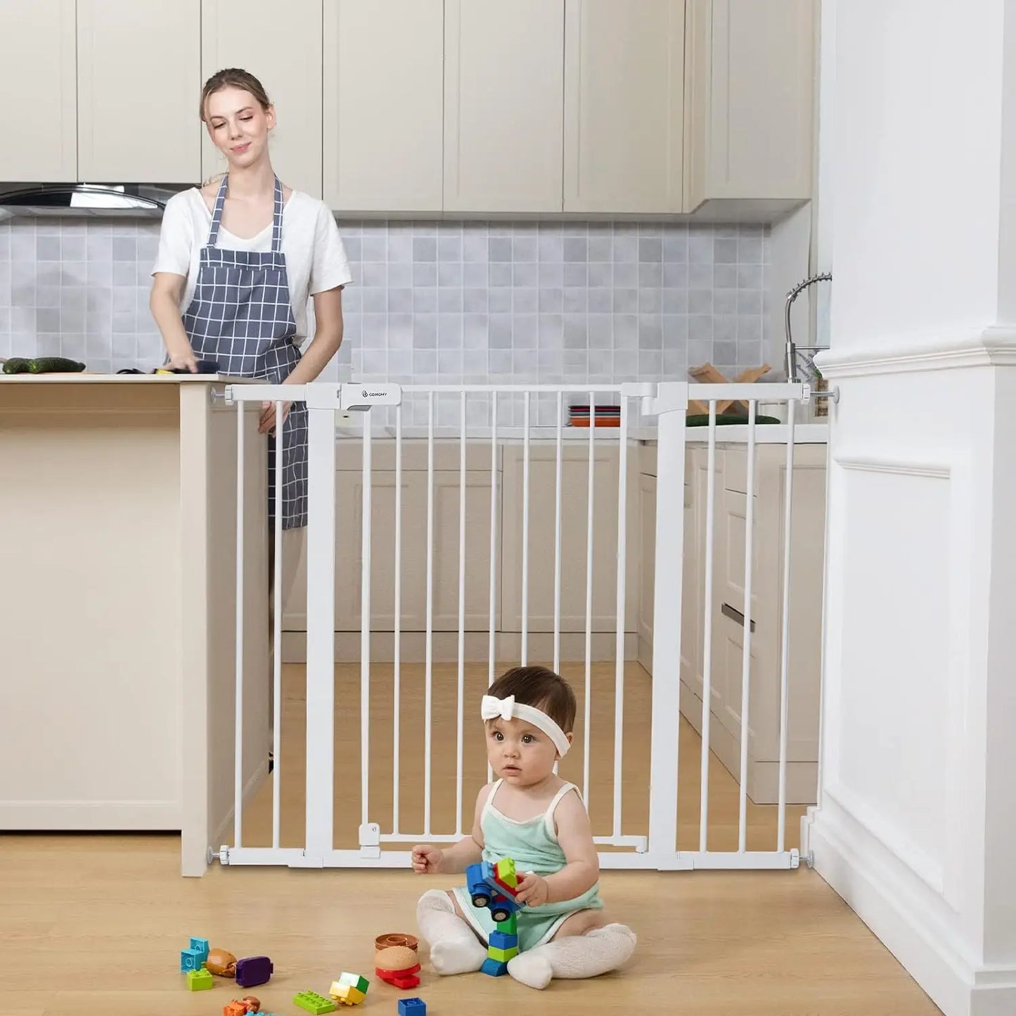 Extra Tall Baby Gate for Stairs Doorways