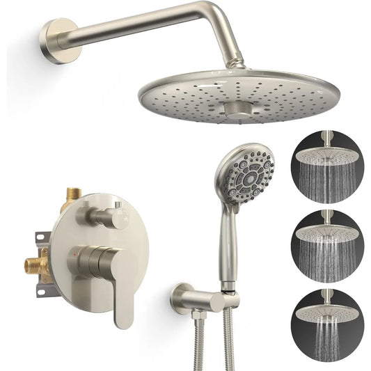 Bathroom Rainfall Shower Set Faucet