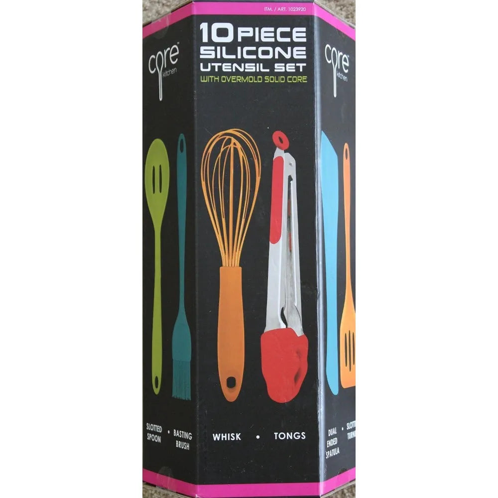 Kitchen10 Piece Silicone Utensil Set