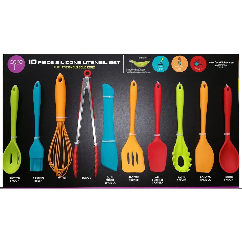 Kitchen10 Piece Silicone Utensil Set