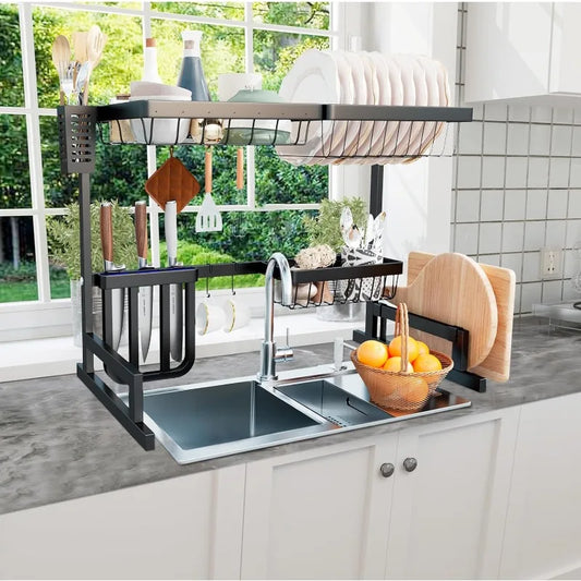 Large Over The Sink Dish Drying Rack