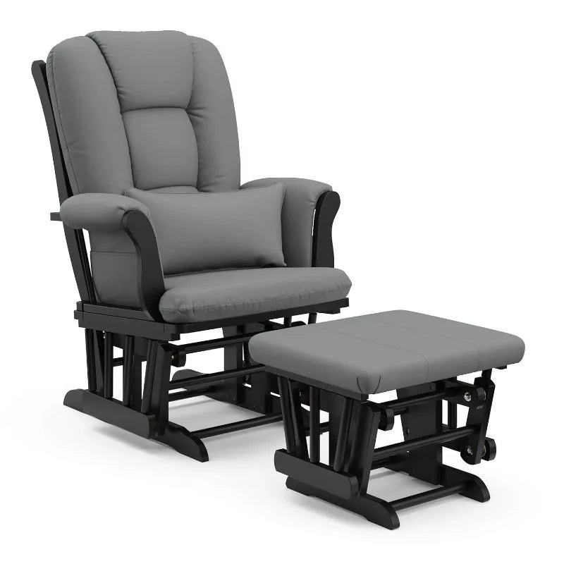 Glider and Ottoman with Free Lumbar Pillow