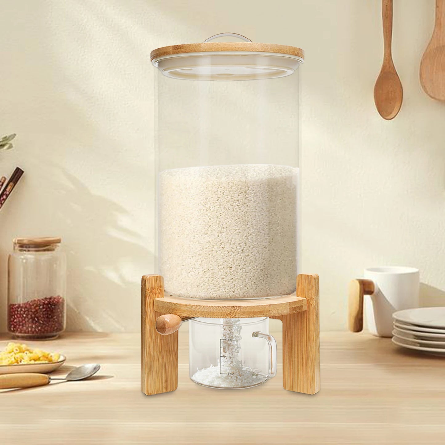 Flour And Cereal Container 5L/7.5L Rice Dispenser