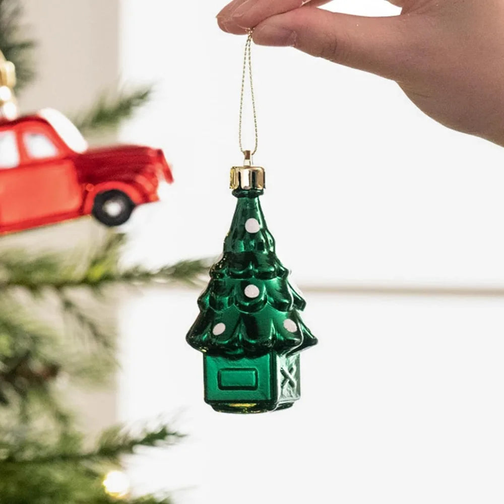 Christmas Tree Ornaments Set, 155ct Red Green, and Gold