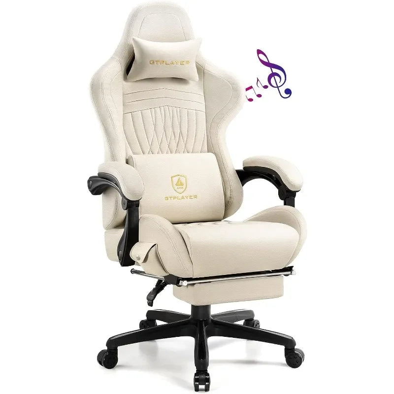 GTPLAYER Chair Computer Gaming Chair (Leather)