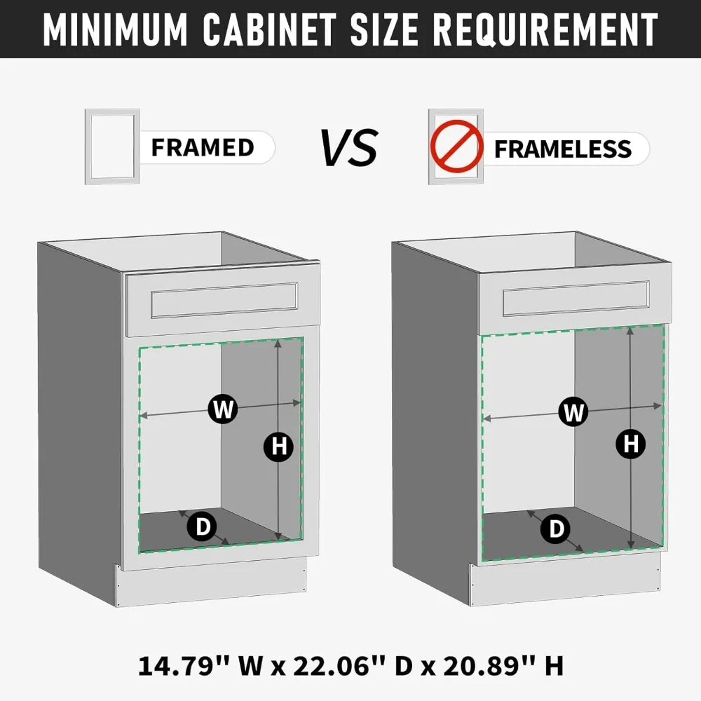 Double 35-Quart Pull Out Trash Can Under Cabinet