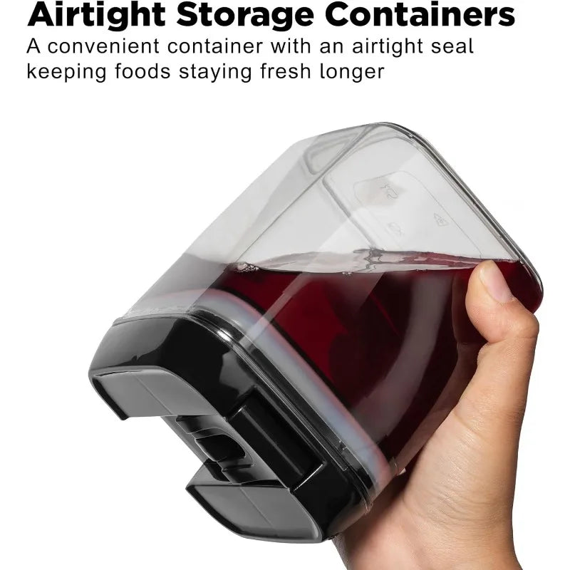 9 Pc Airtight Food Storage Containers Set with Lids